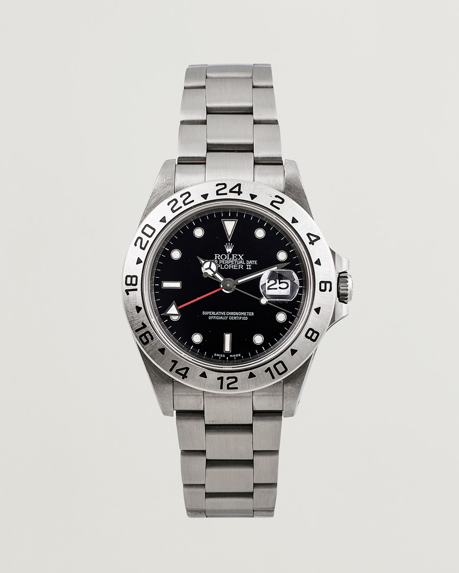 Hombres | Rolex Pre-Owned Explorer II 16570 Silver | Rolex Pre-Owned | Explorer II 16570 Silver