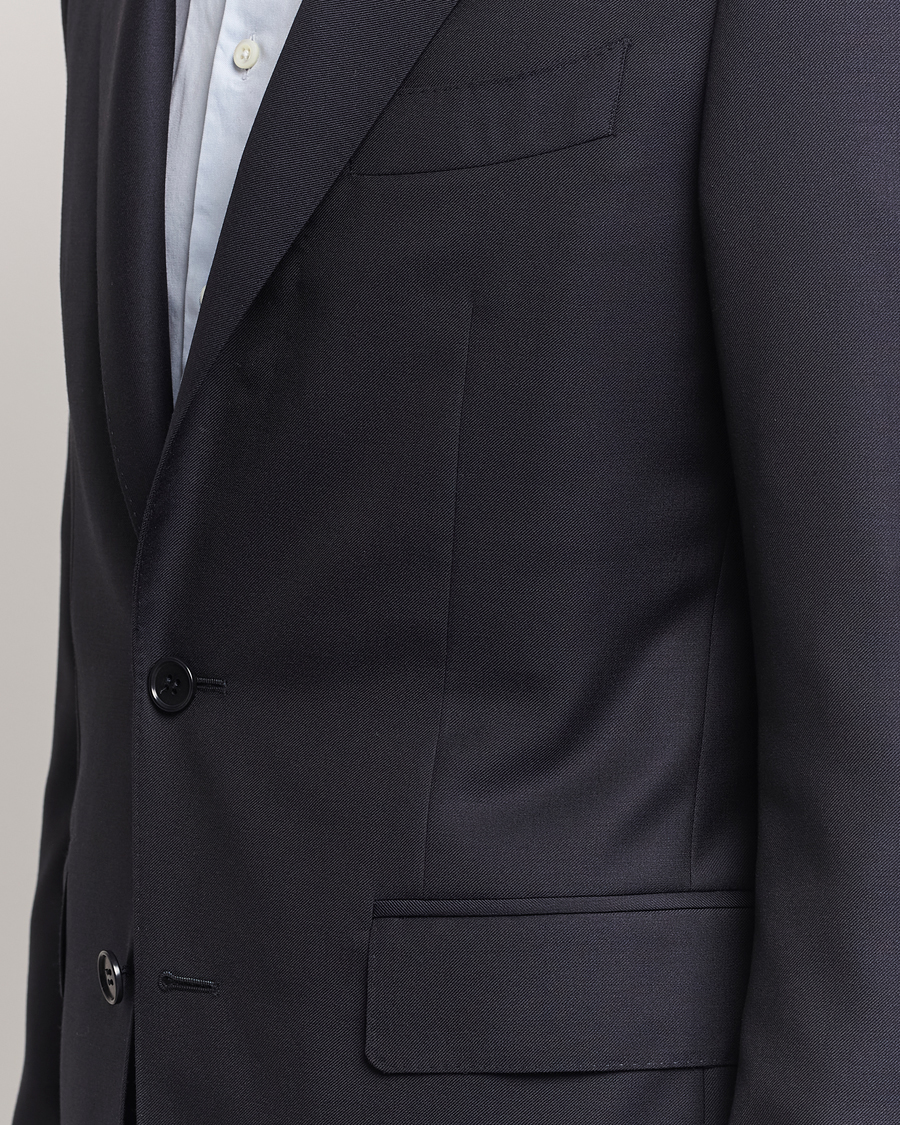 Hombres | Trajes | Canali | Super 130s Wool Capri Suit Navy