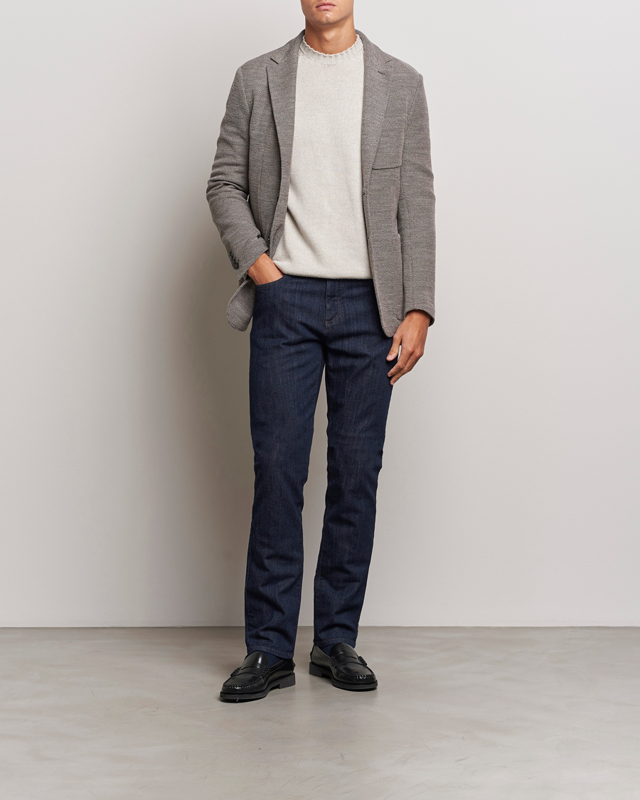 Hombres | Vaqueros | Canali | Slim Fit Stretch Denim Dark Rinse