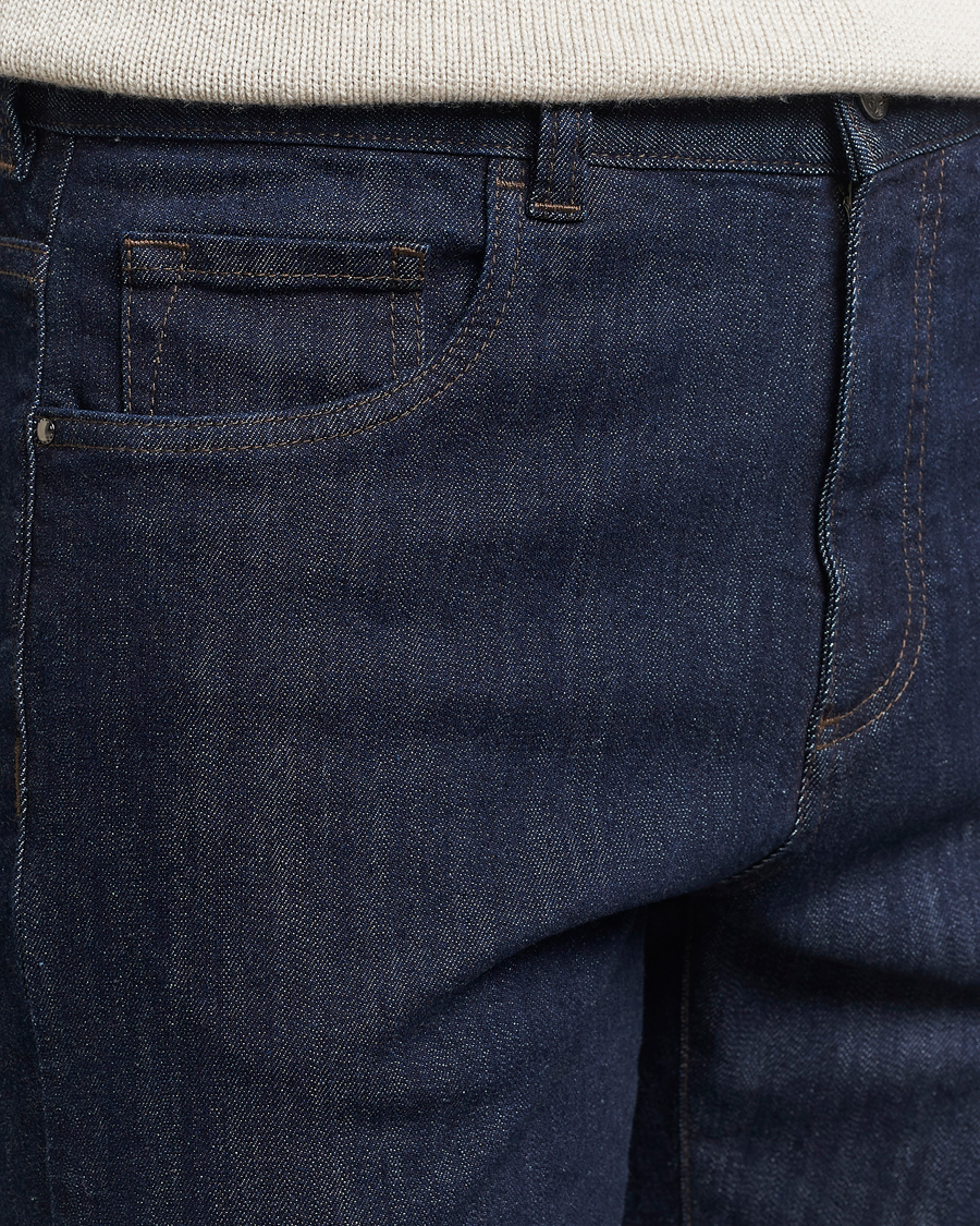 Hombres | Vaqueros | Canali | Slim Fit Stretch Denim Dark Rinse