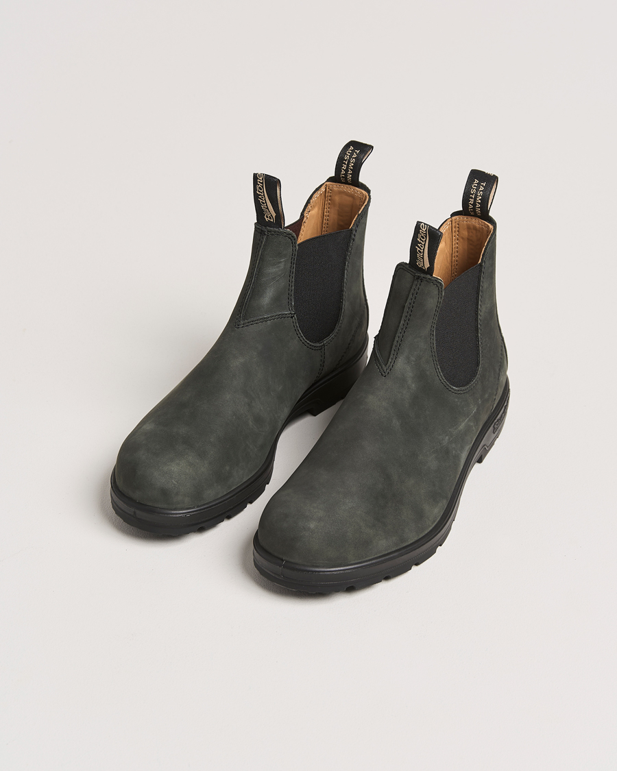 Hombres | Botas | Blundstone | 587 Original Leather Chelsea Boot Rustic Black