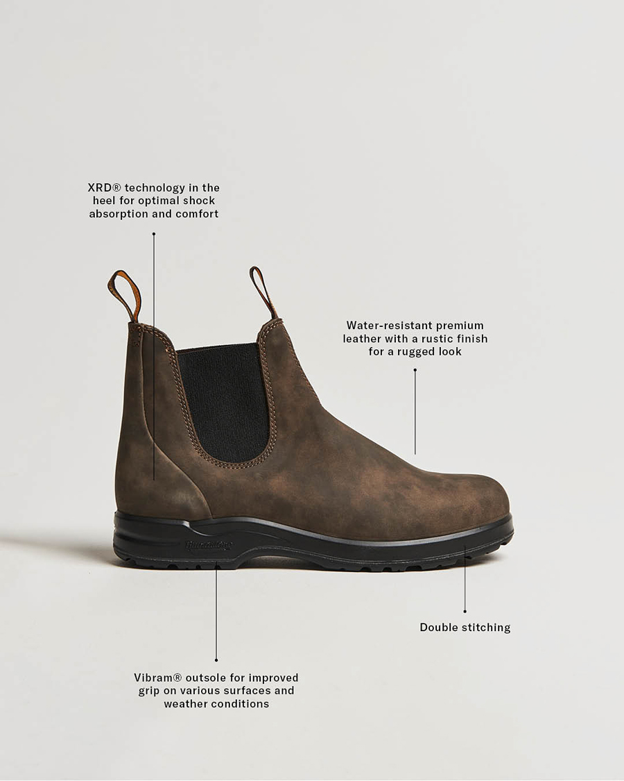 Hombres | Botas | Blundstone | 2056 All Terrain Chelsea Boot Rustic Brown