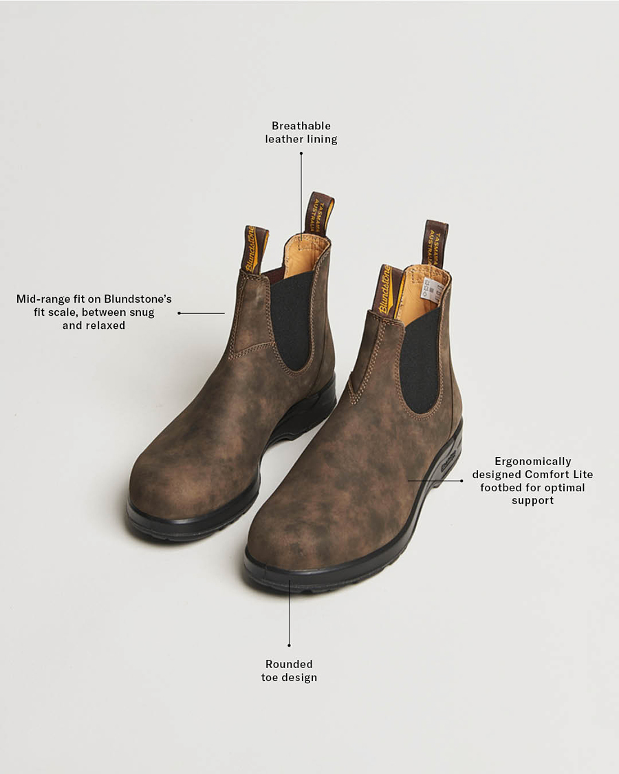 Hombres | Botas | Blundstone | 2056 All Terrain Chelsea Boot Rustic Brown