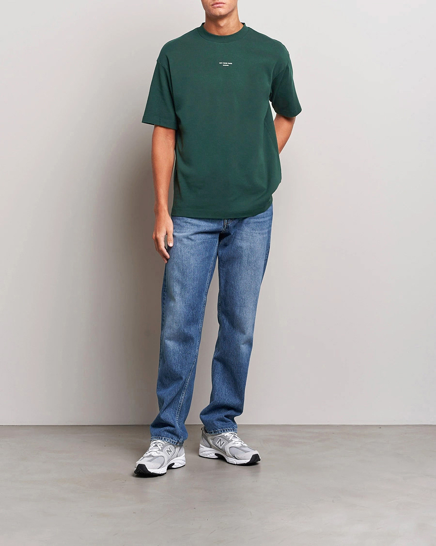 Hombres | Camisetas | Drôle de Monsieur | Classic Slogan T-Shirt Dark Green