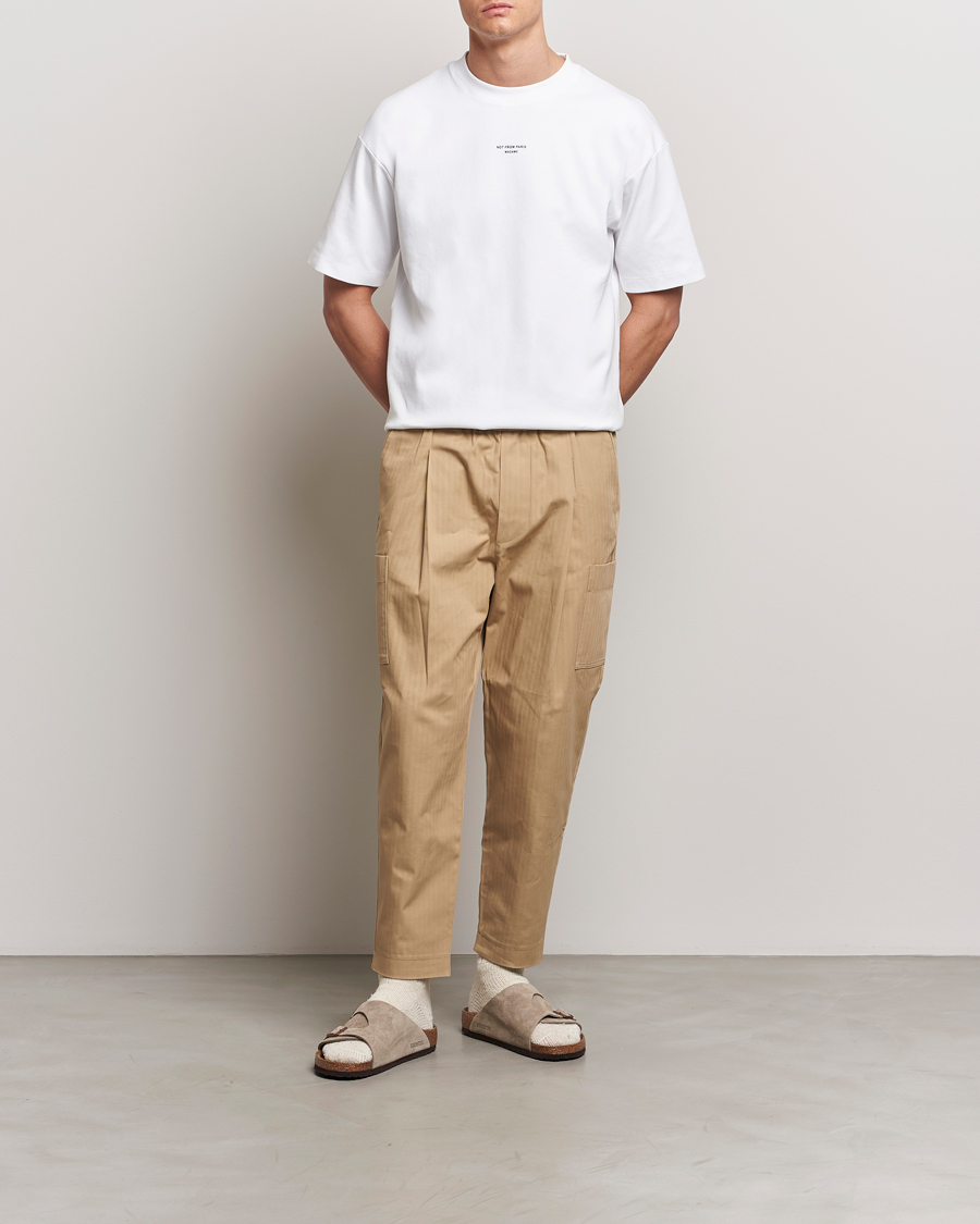 Hombres | Camisetas | Drôle de Monsieur | Classic Slogan T-Shirt Optic White