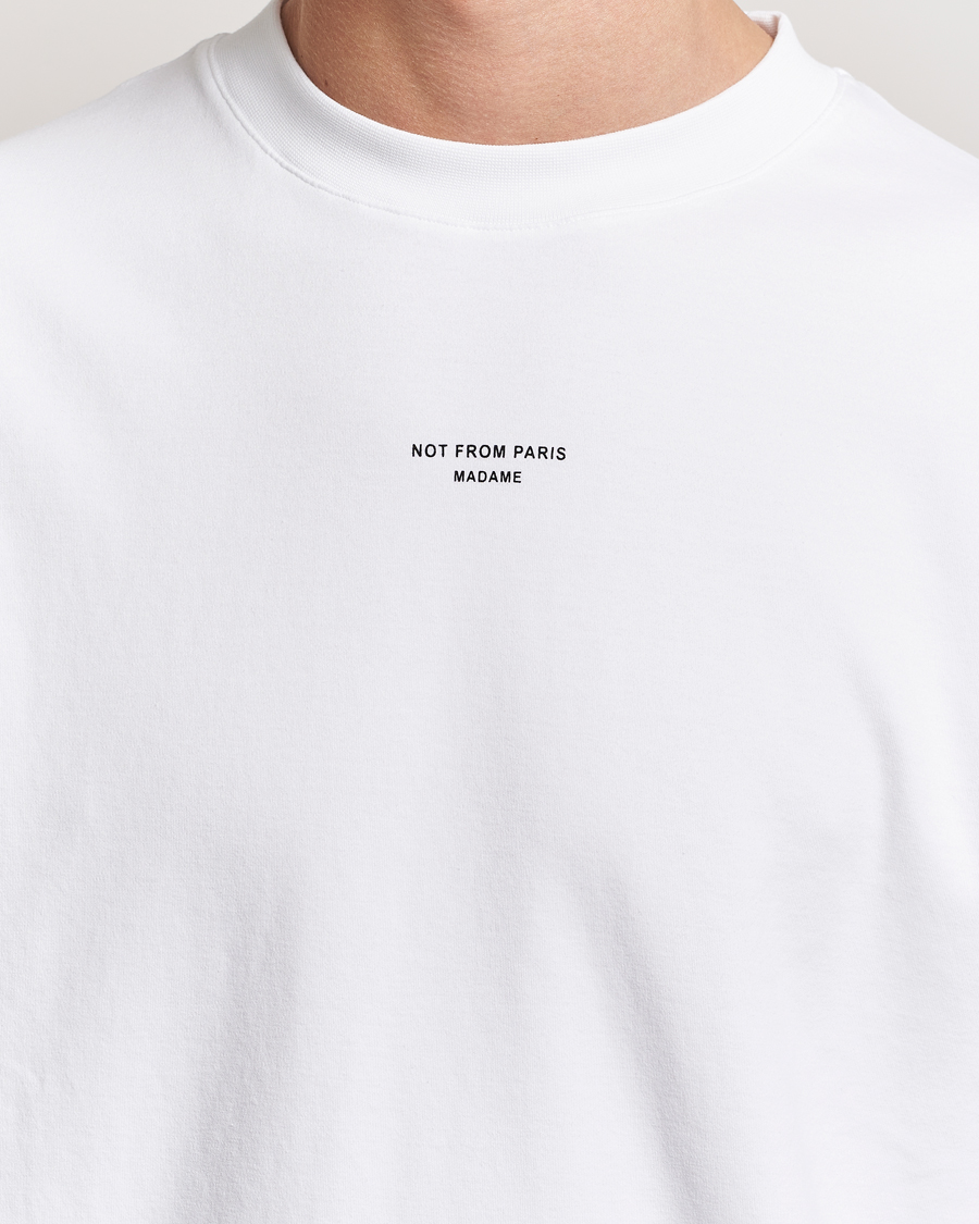 Hombres | Camisetas | Drôle de Monsieur | Classic Slogan T-Shirt Optic White