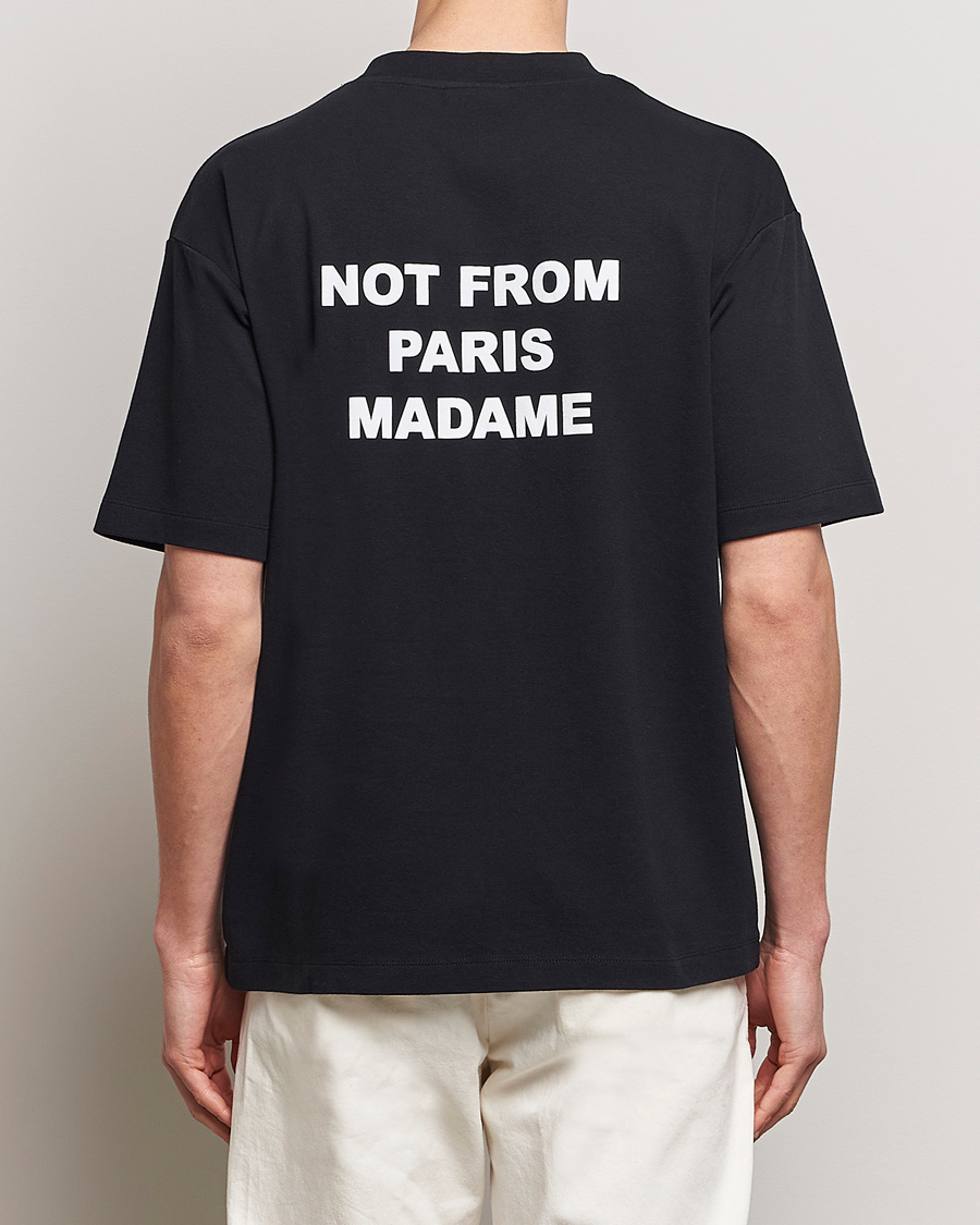 Hombres | Camisetas | Drôle de Monsieur | Slogan T-Shirt Black