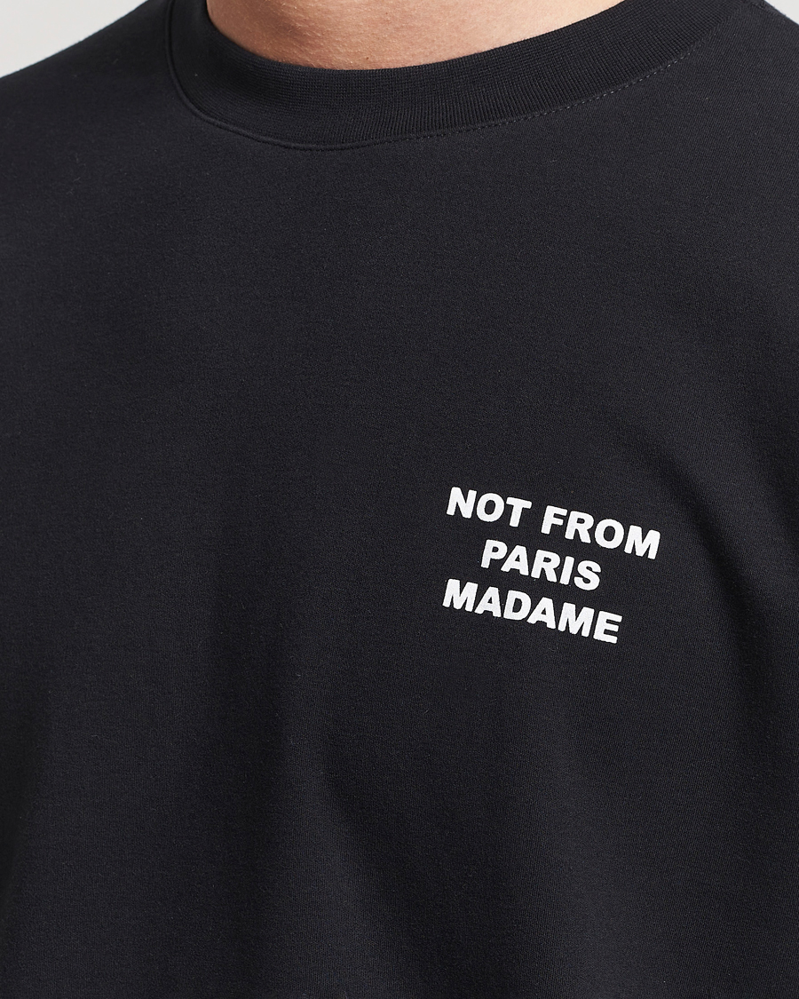 Hombres | Camisetas | Drôle de Monsieur | Slogan T-Shirt Black