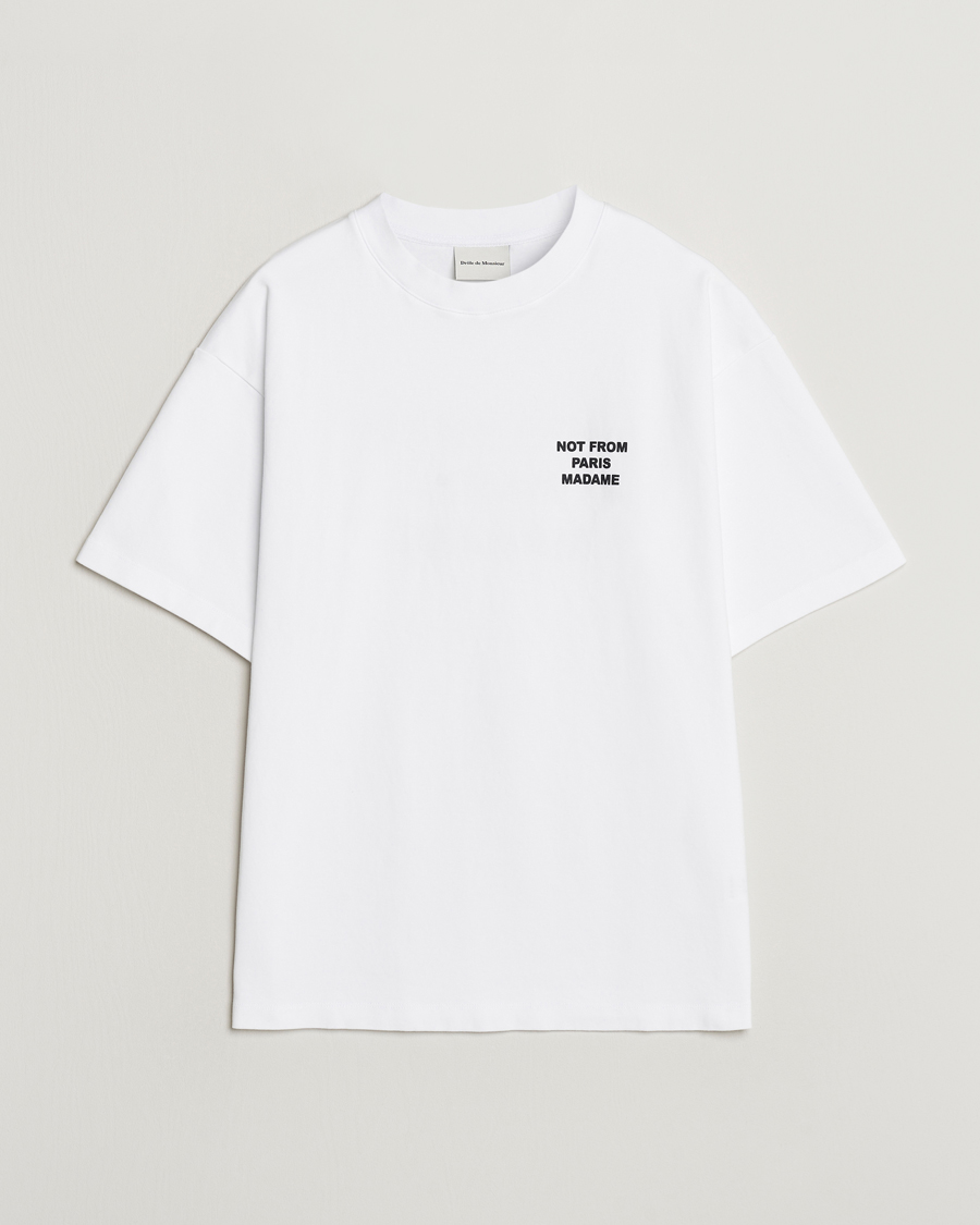 Hombres | Camisetas | Drôle de Monsieur | Slogan T-Shirt Optic White