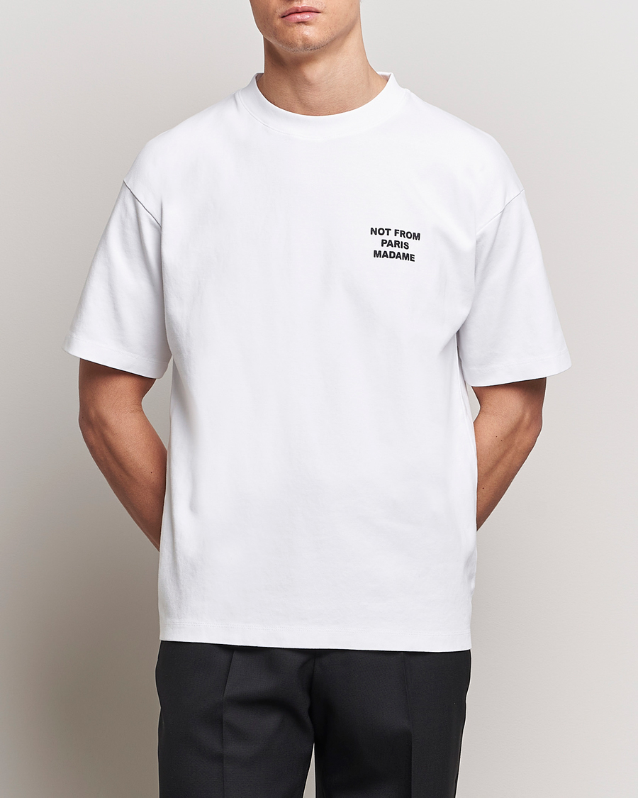 Hombres | Camisetas de manga corta | Drôle de Monsieur | Slogan T-Shirt Optic White