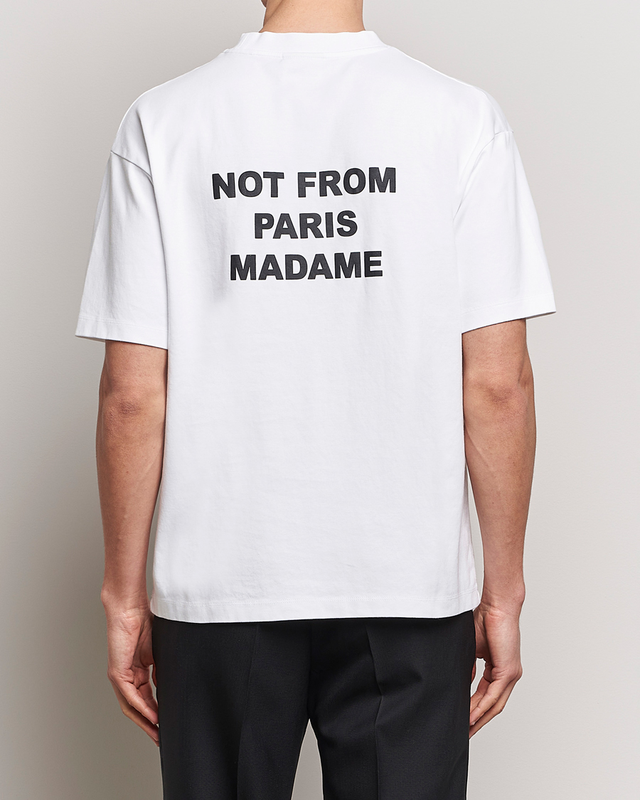 Hombres | Camisetas | Drôle de Monsieur | Slogan T-Shirt Optic White