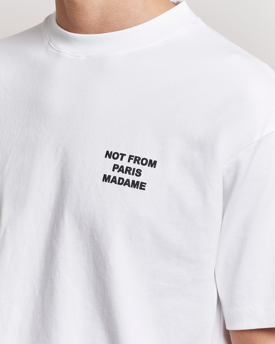 Hombres | Camisetas | Drôle de Monsieur | Slogan T-Shirt Optic White