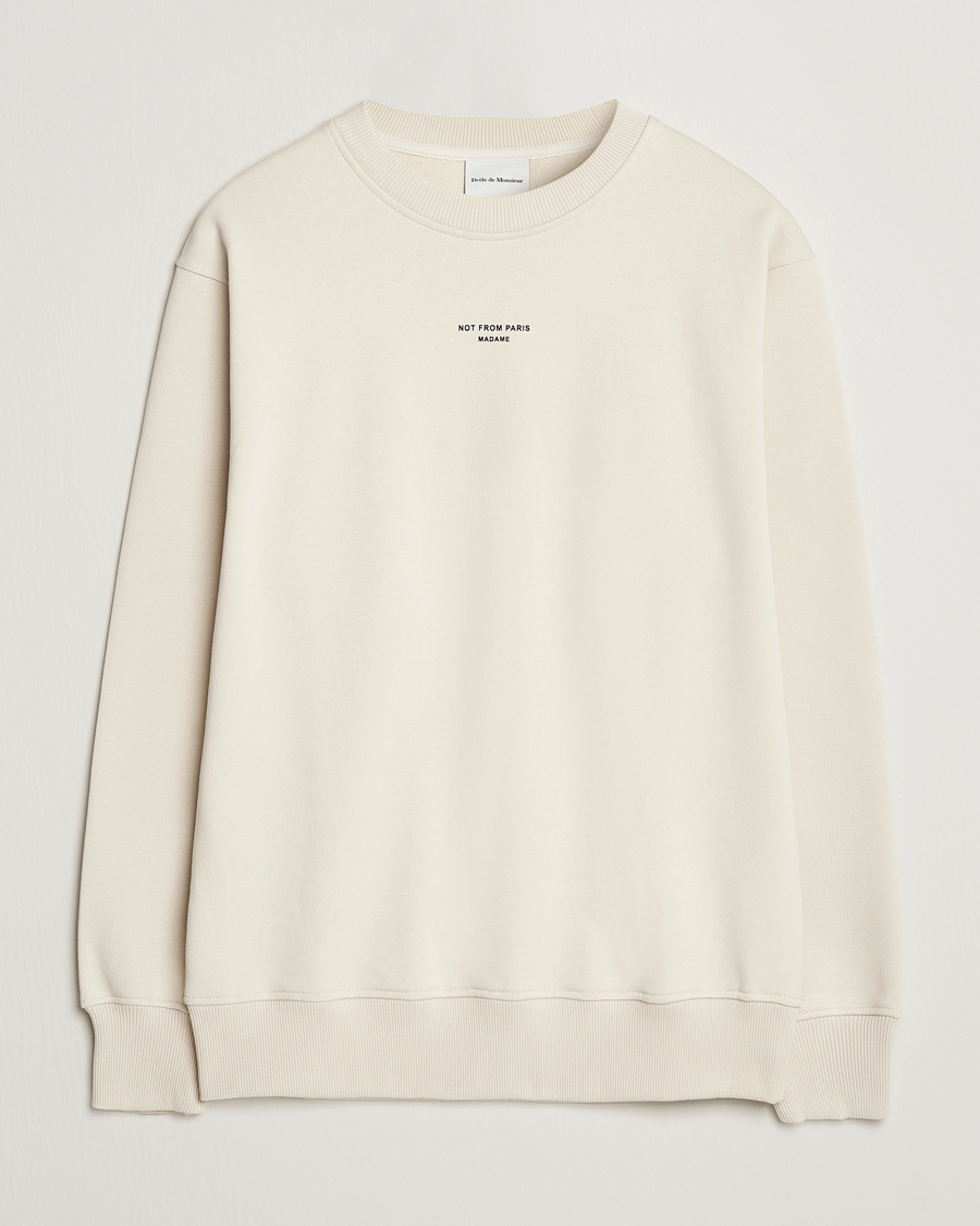 Hombres | Jerséis y prendas de punto | Drôle de Monsieur | Classic Slogan Sweatshirt Mastic