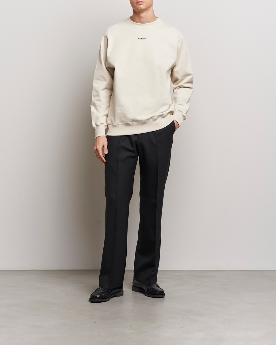 Hombres | Jerséis y prendas de punto | Drôle de Monsieur | Classic Slogan Sweatshirt Mastic