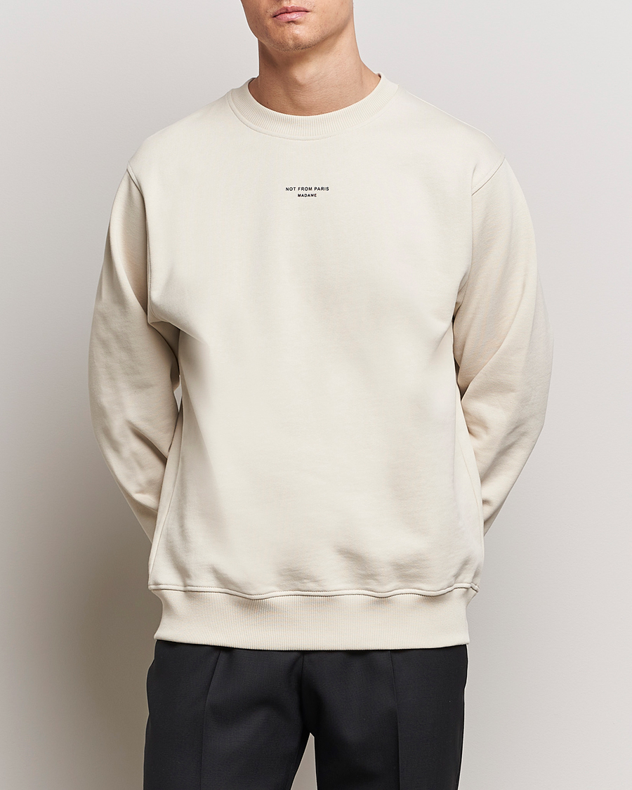 Hombres | Jerséis y prendas de punto | Drôle de Monsieur | Classic Slogan Sweatshirt Mastic