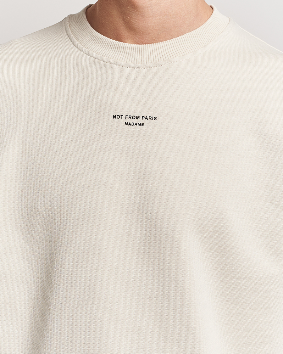 Hombres | Jerséis y prendas de punto | Drôle de Monsieur | Classic Slogan Sweatshirt Mastic