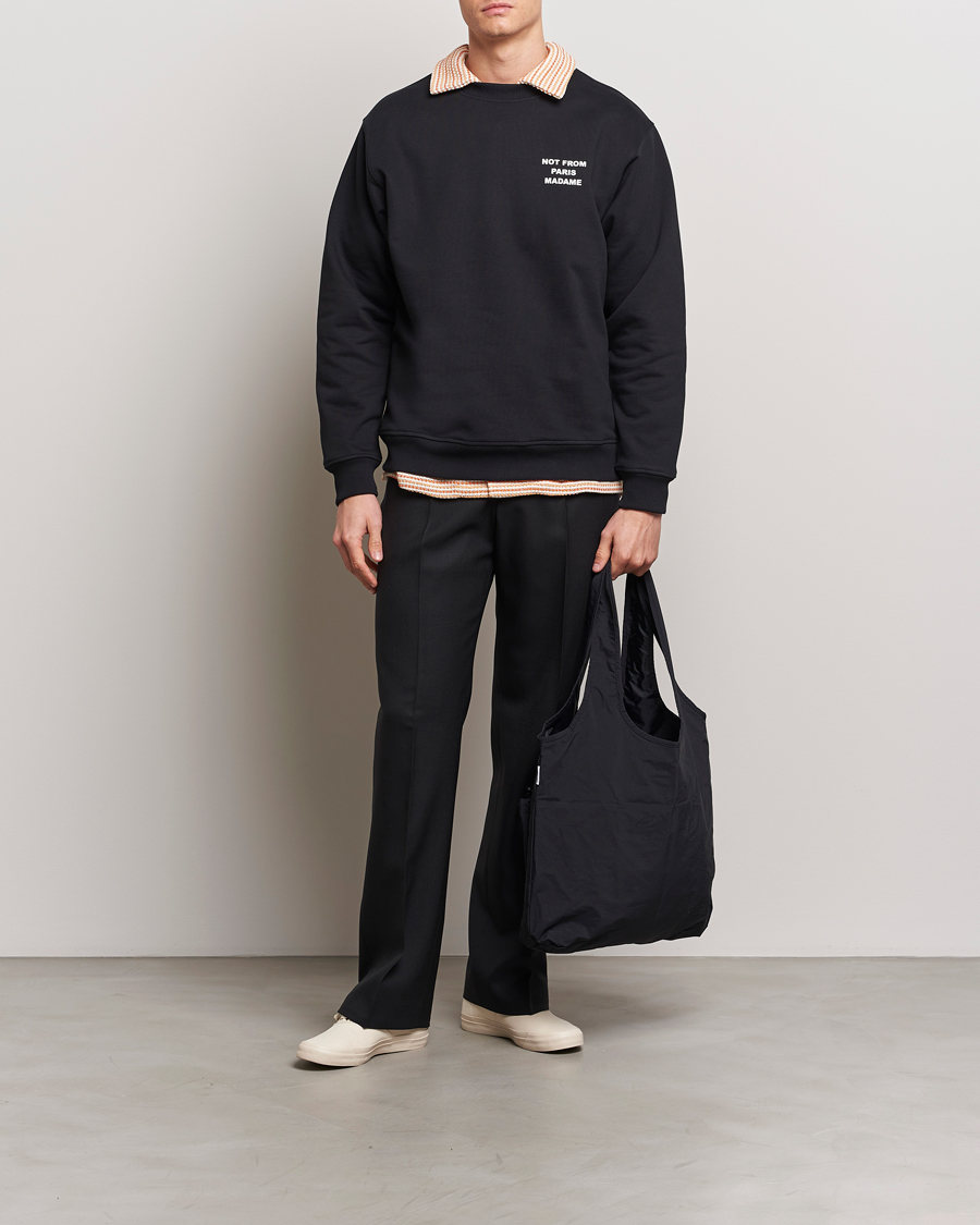 Hombres | Jerséis y prendas de punto | Drôle de Monsieur | Slogan Sweatshirt Black