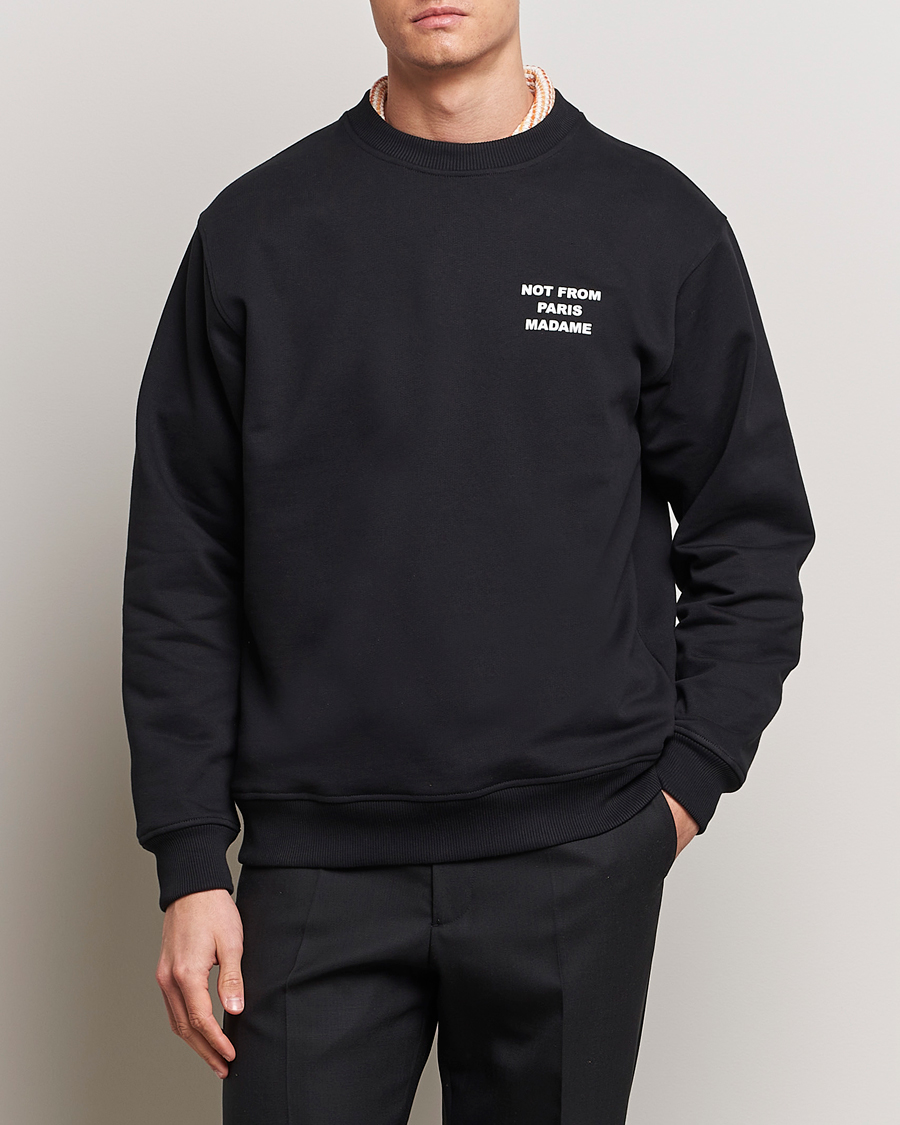 Hombres | Jerséis y prendas de punto | Drôle de Monsieur | Slogan Sweatshirt Black