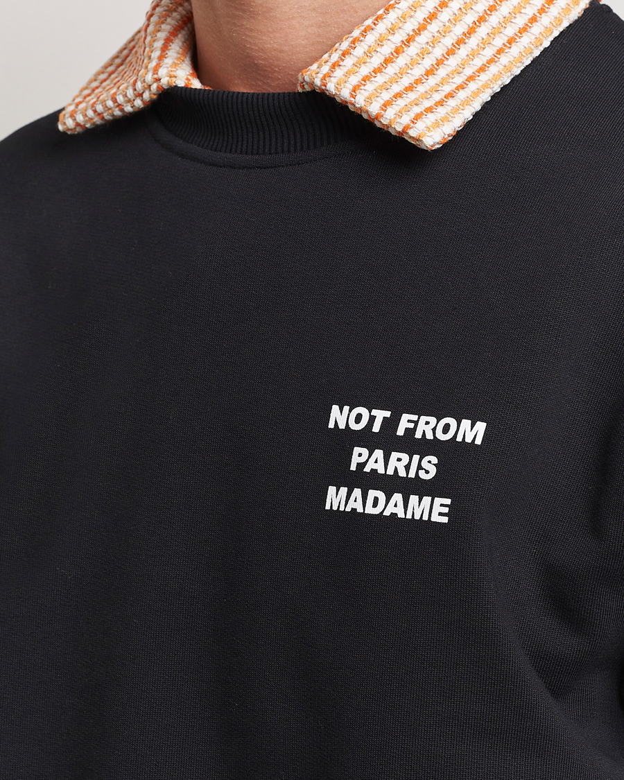 Hombres | Jerséis y prendas de punto | Drôle de Monsieur | Slogan Sweatshirt Black