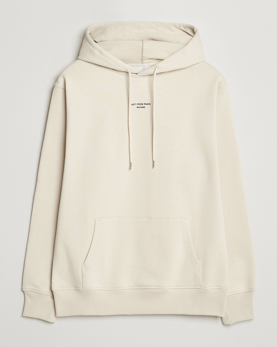 Hombres | Jerséis y prendas de punto | Drôle de Monsieur | Classic Slogan Hoodie Mastic