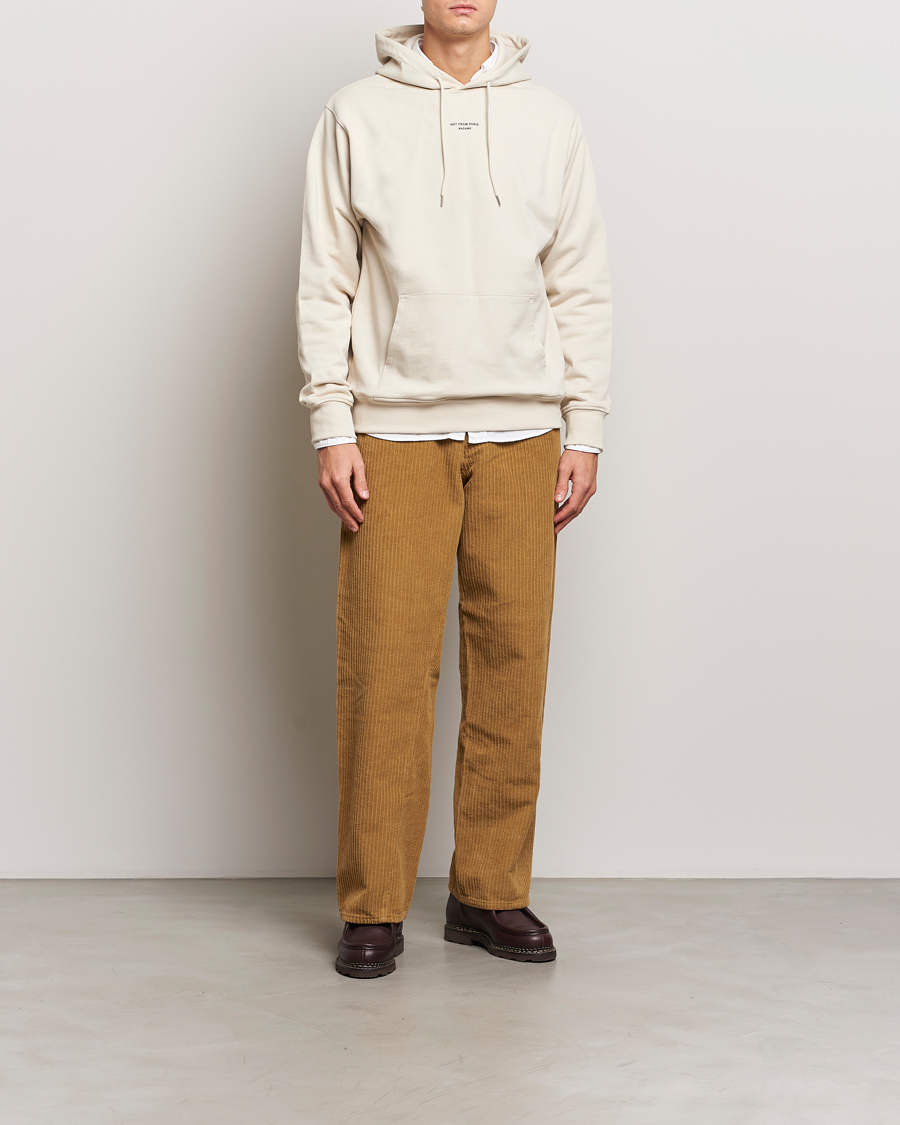 Hombres | Jerséis y prendas de punto | Drôle de Monsieur | Classic Slogan Hoodie Mastic