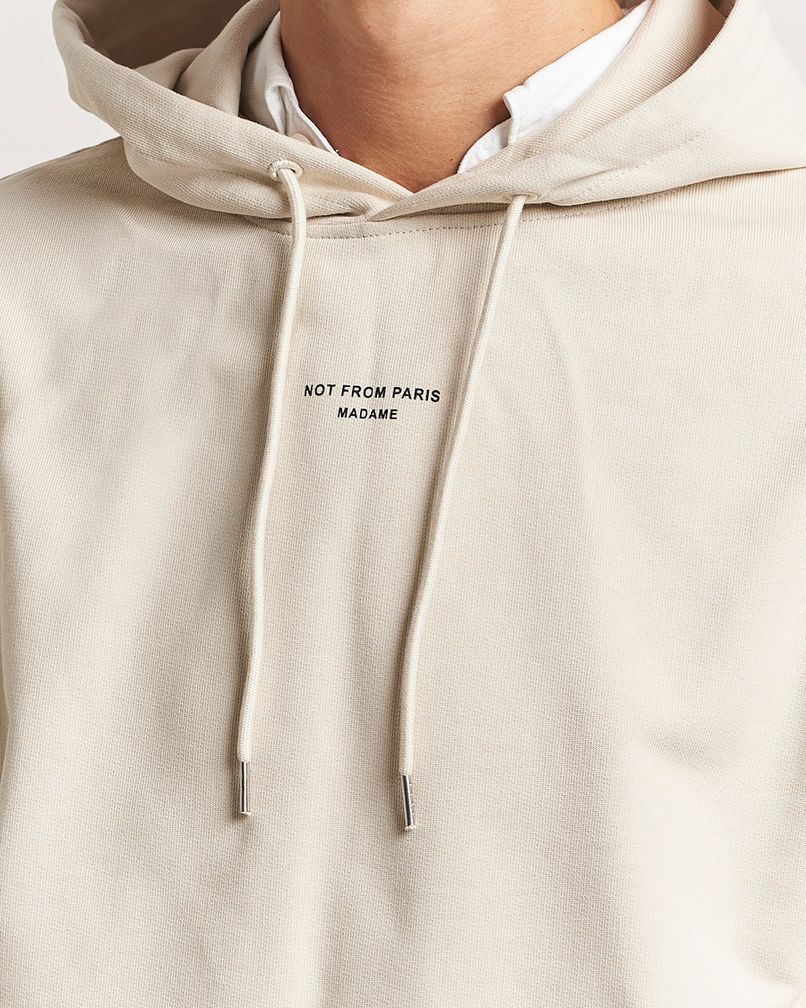 Hombres | Jerséis y prendas de punto | Drôle de Monsieur | Classic Slogan Hoodie Mastic