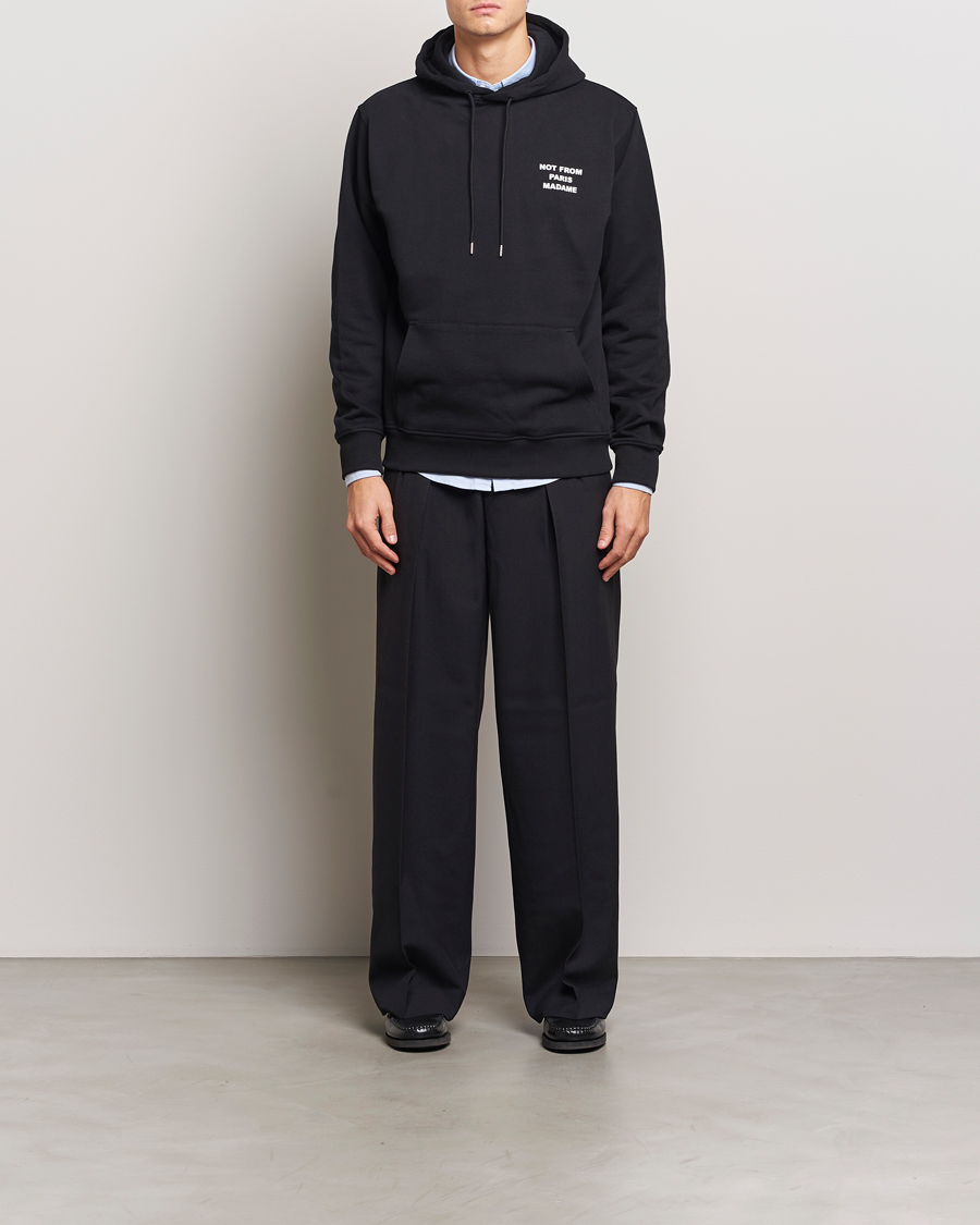Hombres | Jerséis y prendas de punto | Drôle de Monsieur | Slogan Hoodie Black