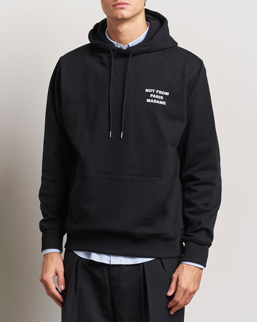Hombres | Jerséis y prendas de punto | Drôle de Monsieur | Slogan Hoodie Black
