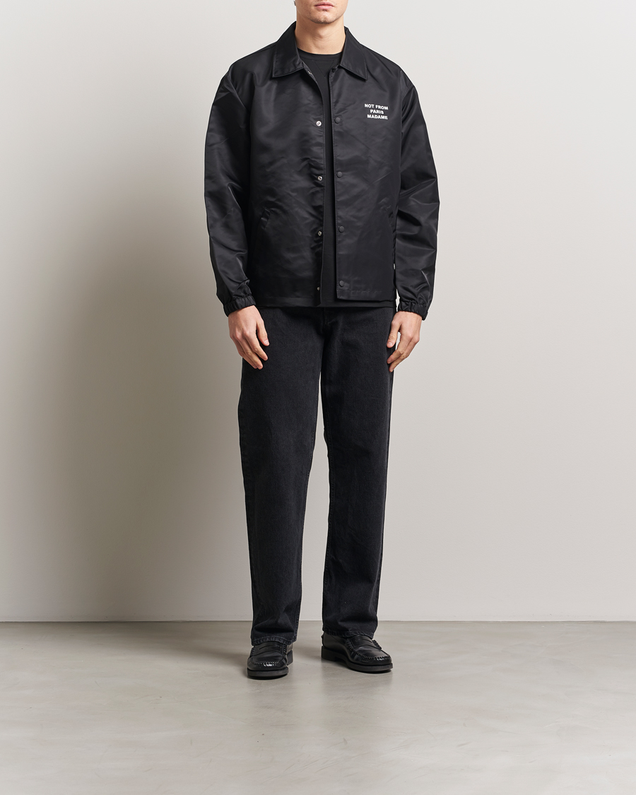 Hombres | Abrigos y chaquetas | Drôle de Monsieur | La Veste Slogan Jacket Black