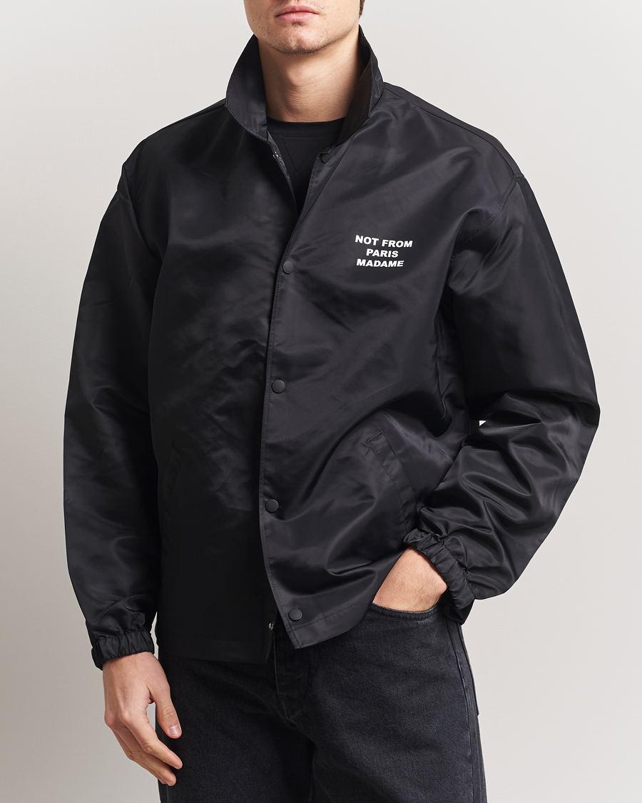 Hombres | Abrigos y chaquetas | Drôle de Monsieur | La Veste Slogan Jacket Black