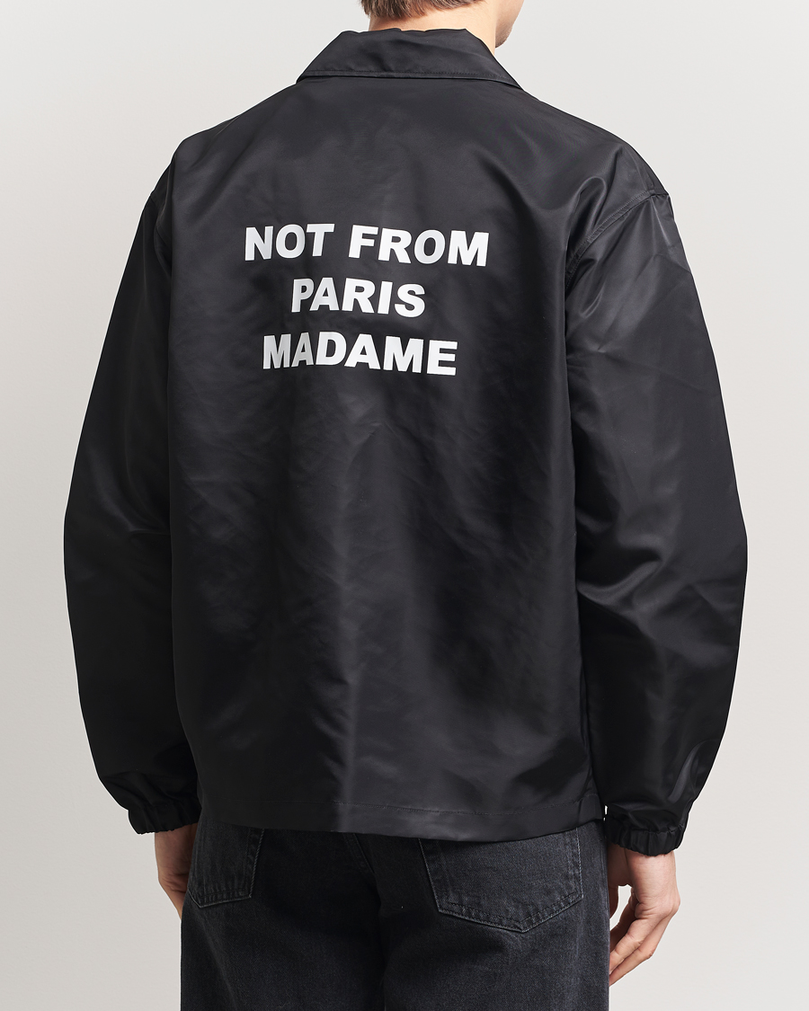 Hombres | Abrigos y chaquetas | Drôle de Monsieur | La Veste Slogan Jacket Black