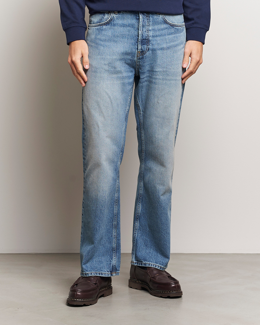 Hombres | Vaqueros | GANT 240 Mulberry Street | Bootcut Jeans Mid Blue Vintage