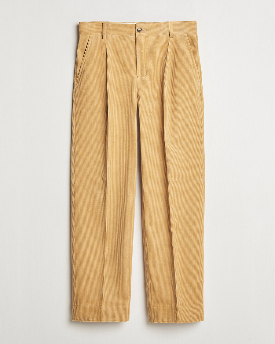 Hombres | Pantalones | GANT 240 Mulberry Street | Corduroy Pants Mustard Grain