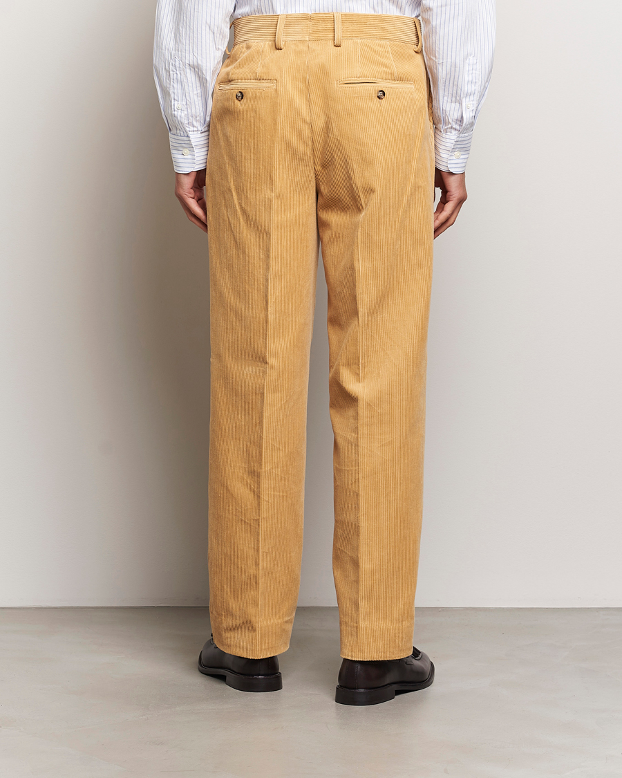 Hombres | Pantalones | GANT 240 Mulberry Street | Corduroy Pants Mustard Grain