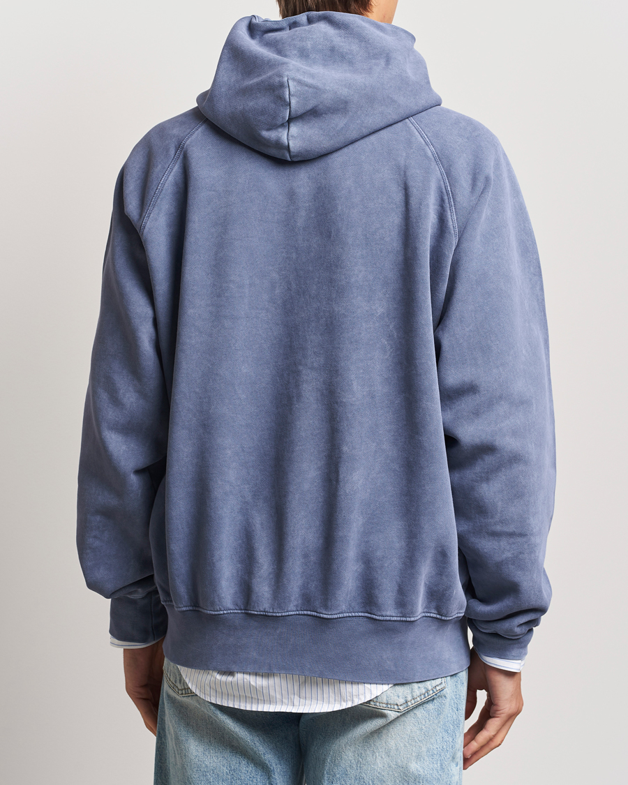 Hombres | Jerséis y prendas de punto | GANT 240 Mulberry Street | Vintage Washed Hoodie Dusty Blue Sea