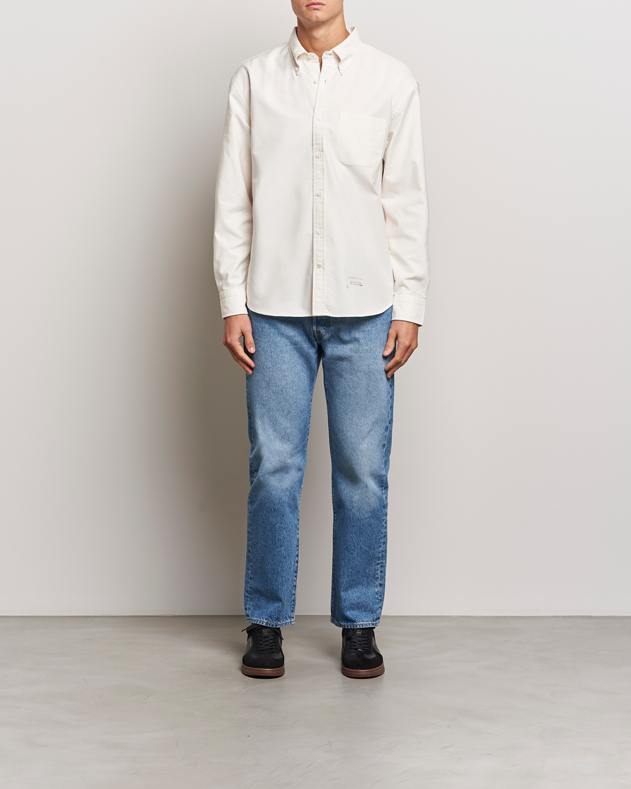 Hombres | Camisas | GANT 240 Mulberry Street | Regular Fit US Oxford Shirt Cream