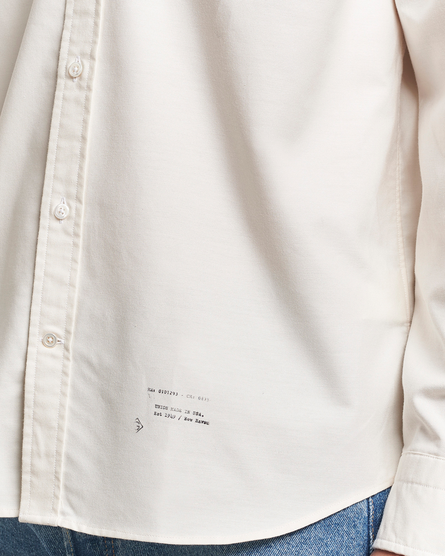 Hombres | Camisas | GANT 240 Mulberry Street | Regular Fit US Oxford Shirt Cream
