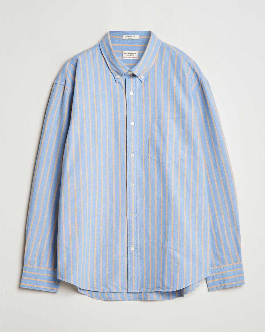 Hombres | Camisas | GANT 240 Mulberry Street | Regular Fit Archive Oxford Striped Shirt Vintage Blue