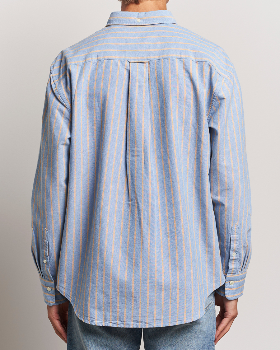 Hombres | Camisas | GANT 240 Mulberry Street | Regular Fit Archive Oxford Striped Shirt Vintage Blue