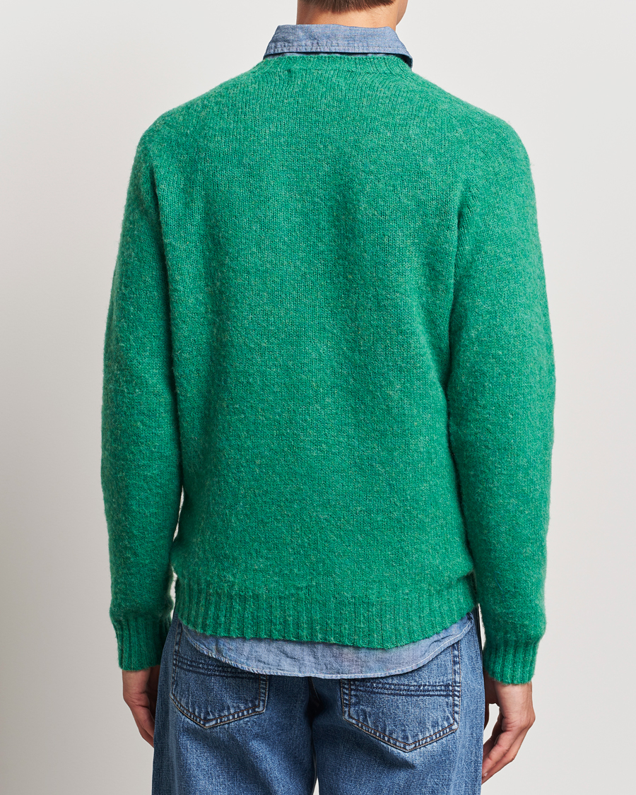 Hombres | Jerséis y prendas de punto | Harley Of Scotland | Brushed Supersoft Lambswool Crewneck Pixie