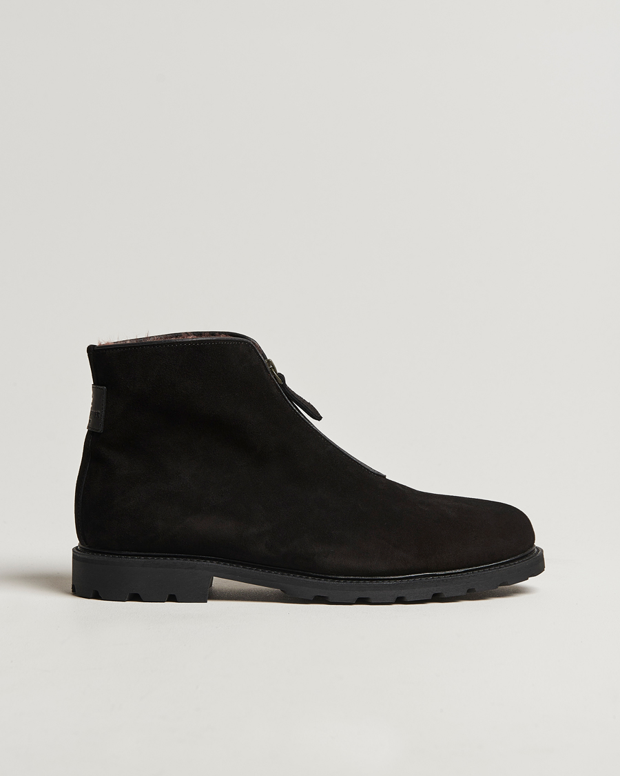 Hombres | Ludwig Reiter Après Ski Black Suede | Ludwig Reiter | Après Ski Black Suede