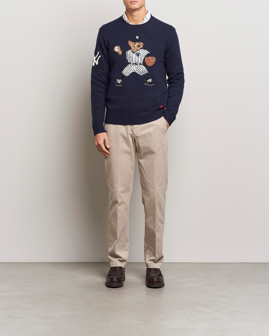 Hombres | Jerséis y prendas de punto | Polo Ralph Lauren | MLB Sweater Bear Navy Combo