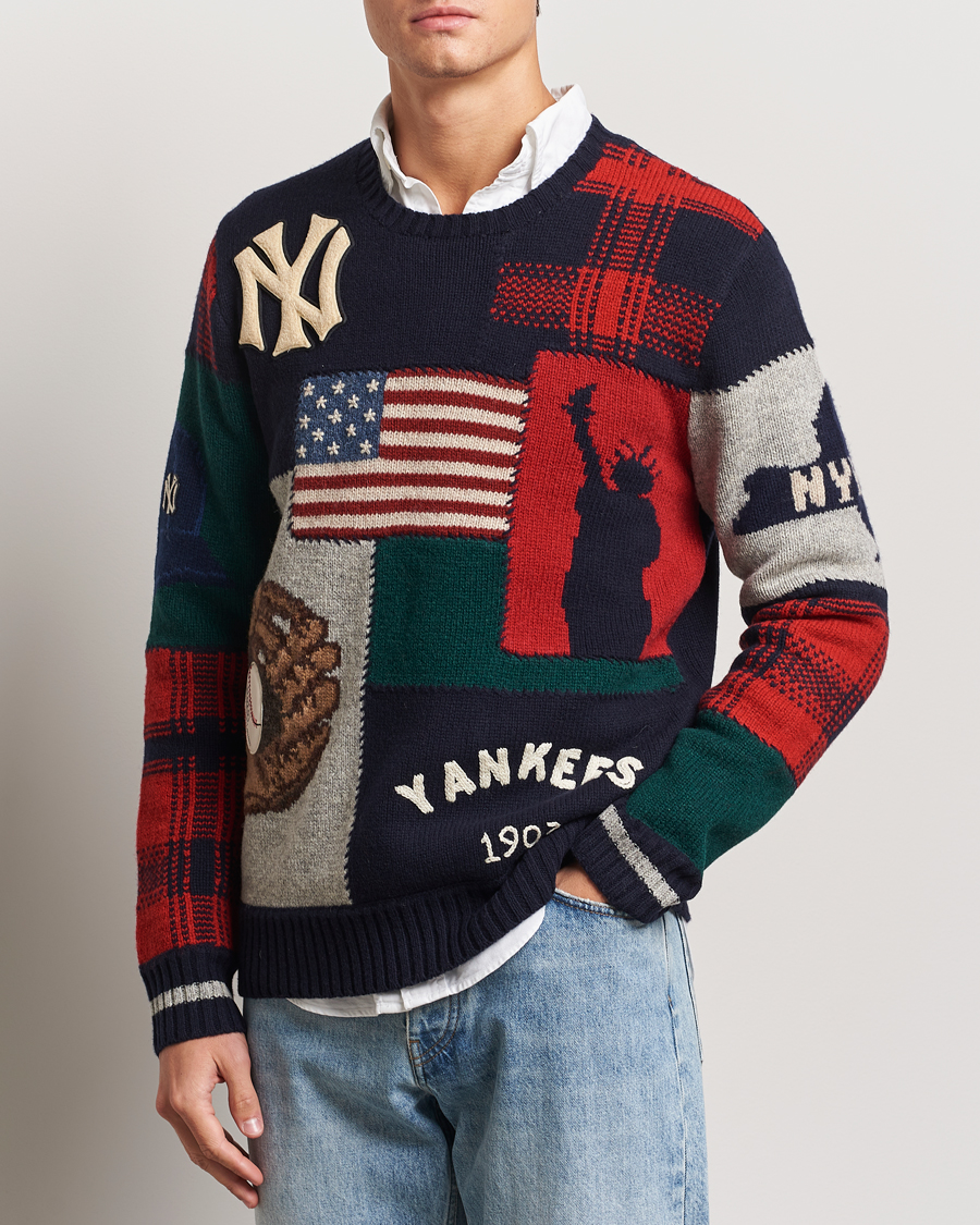 Hombres | Jerséis y prendas de punto | Polo Ralph Lauren | MLB NYC Sweater Navy Combo