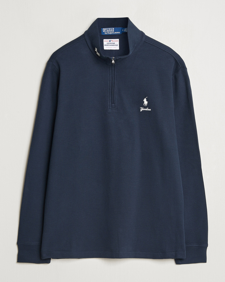 Hombres | Jerséis y prendas de punto | Polo Ralph Lauren | MLB Yankees Half-zip Aviator Navy