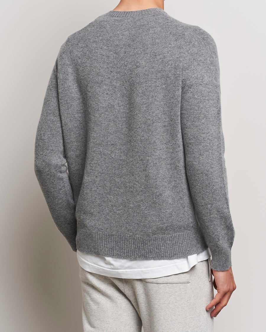 Hombres | Jerséis y prendas de punto | Jil Sander | Seamless Crew Neck Sweater Grey Melange