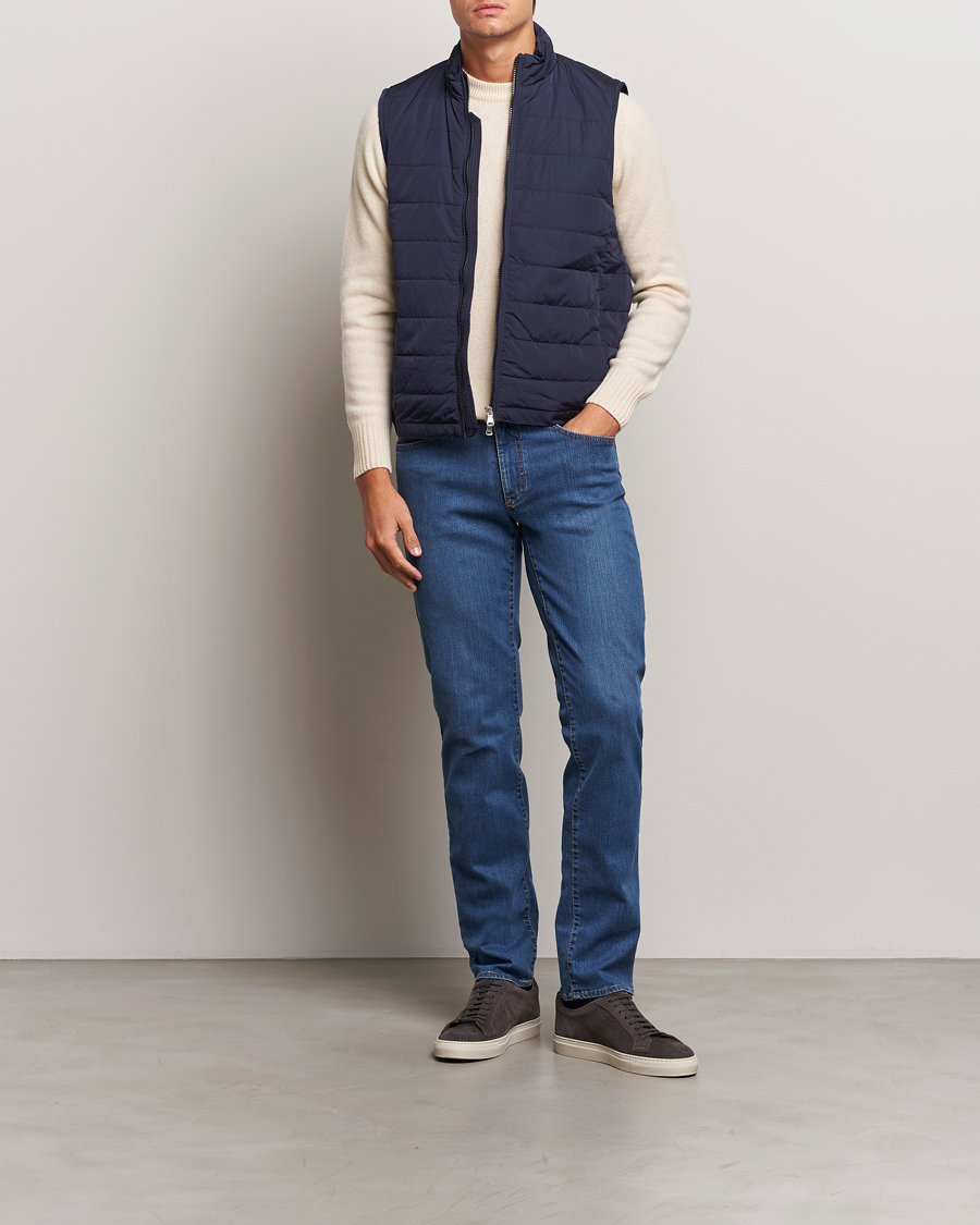 Hombres | Pantalones | Brax | Cadiz Premium Flex Denim Blue Used
