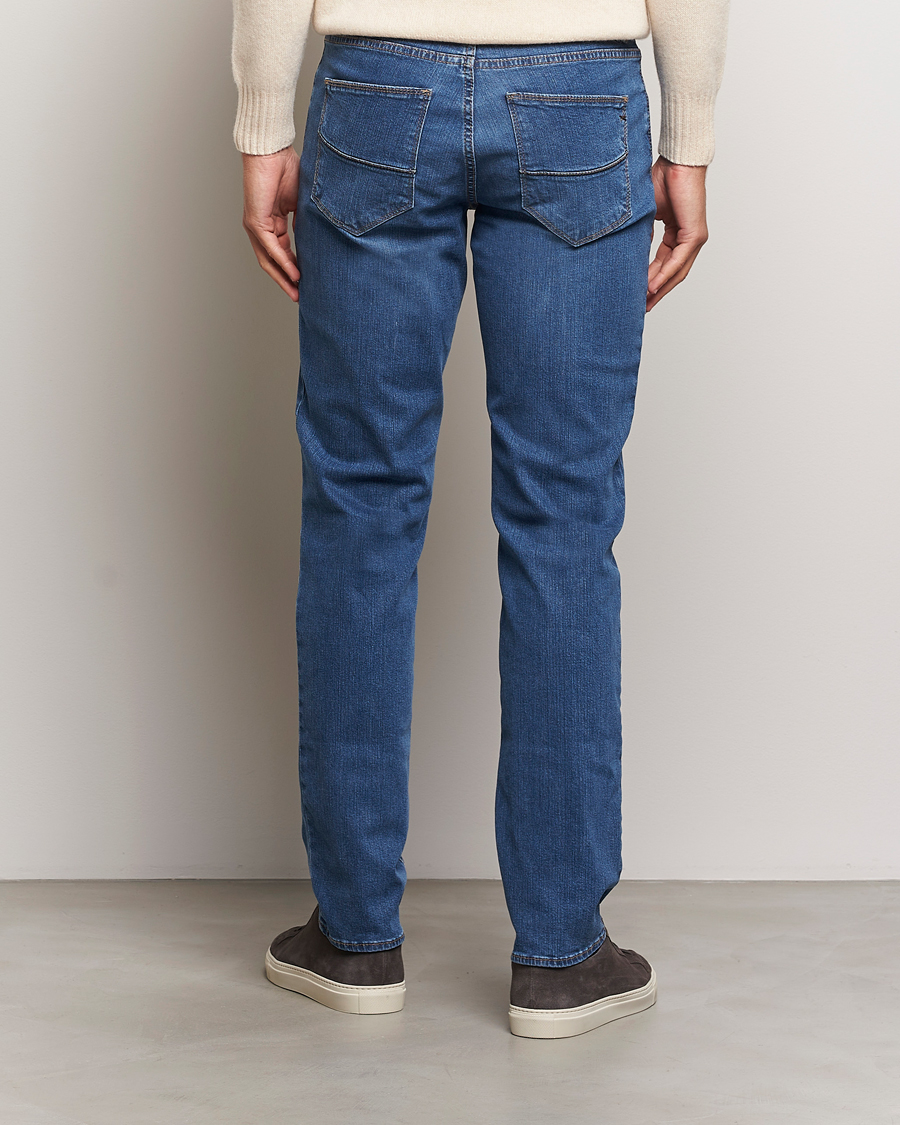 Hombres | Pantalones | Brax | Cadiz Premium Flex Denim Blue Used