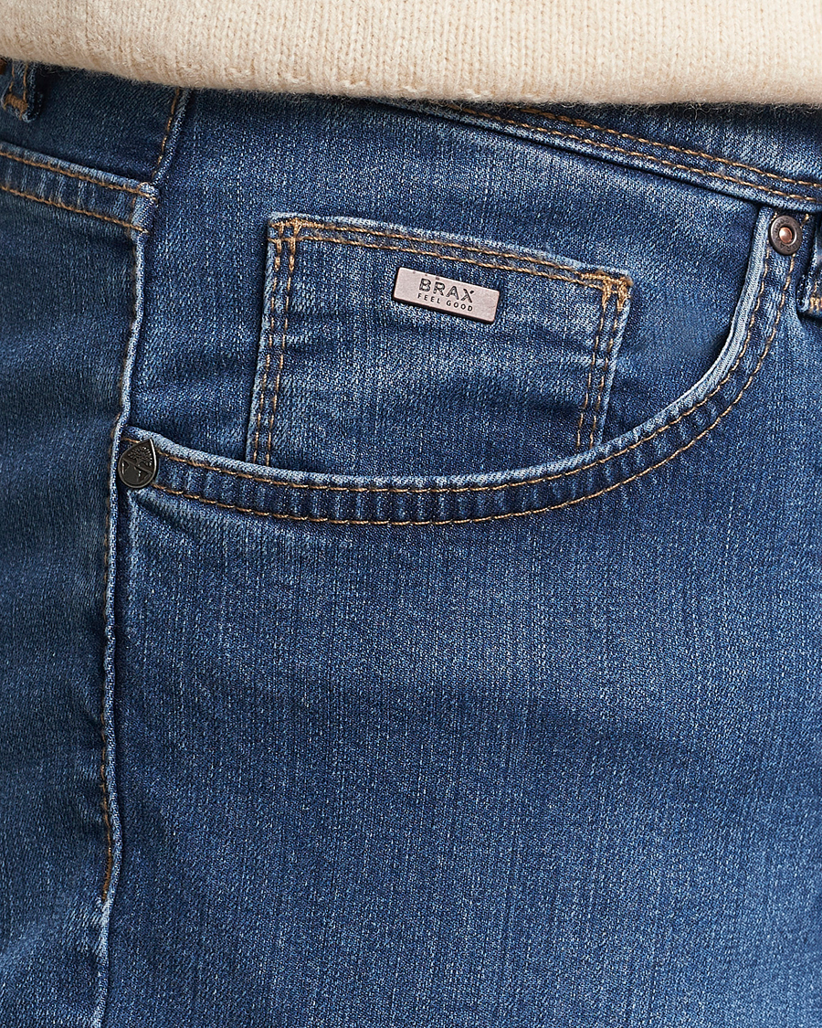 Hombres | Pantalones | Brax | Cadiz Premium Flex Denim Blue Used