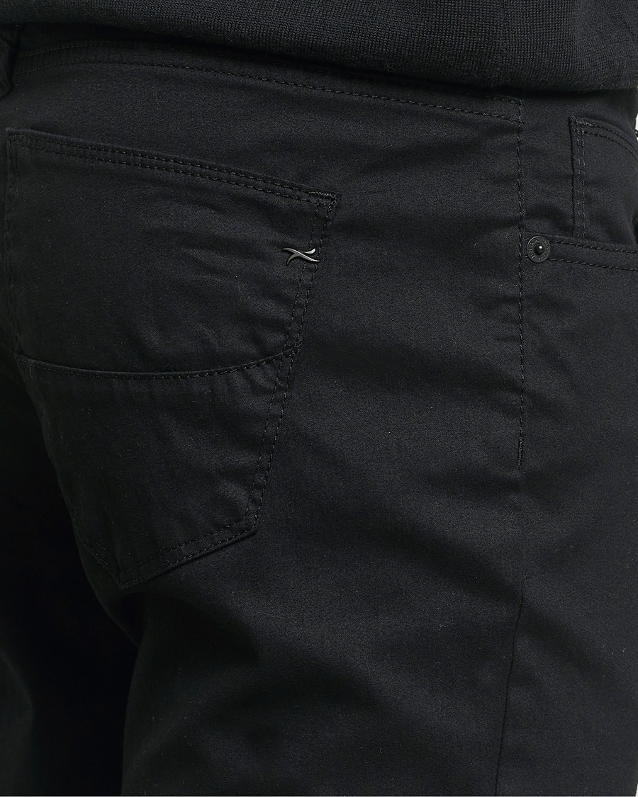 Hombres | Pantalones | Brax | Cadiz Cotton Satin 5-Pocket Pants Perma Black