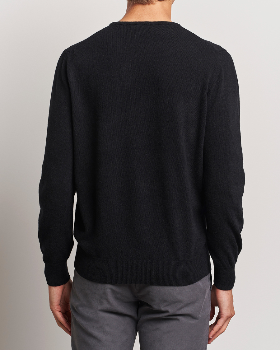 Hombres | Jerséis y prendas de punto | Morgano | Wool/Cashmere Crewneck Black
